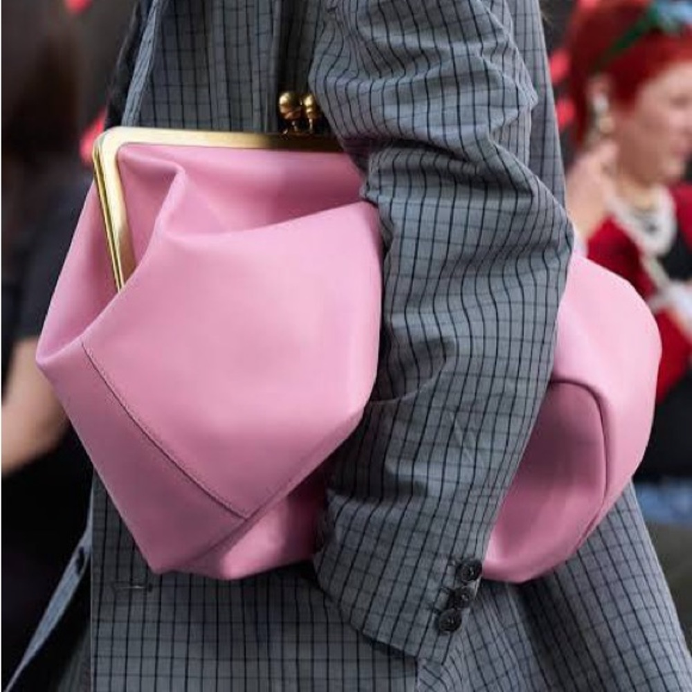 NWT Coach Kisslock Clutch Rose Pink